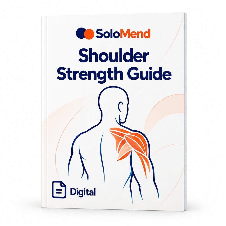SoloMend Shoulder Strength Guide, digital guide cover
