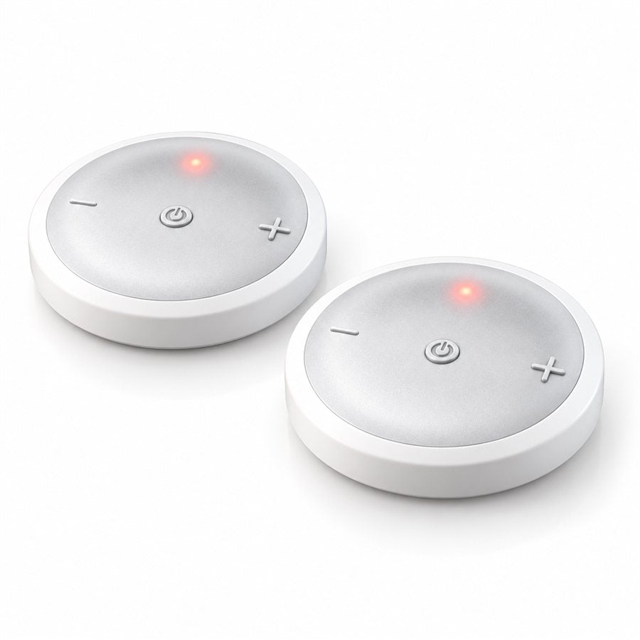 Two SoloMend wireless pods